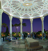 15 Tomb of Hafez pavilion at night
