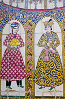 20 Qajar era painting on tiles