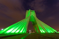 12 Azadi tower at night