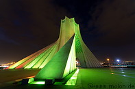 15 Azadi tower at night