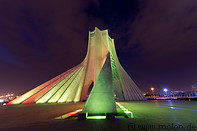 17 Azadi tower at night