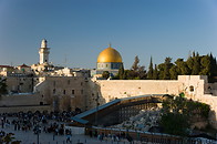 02 Ghawanima minaret, Western Wall and Dome of the Rock