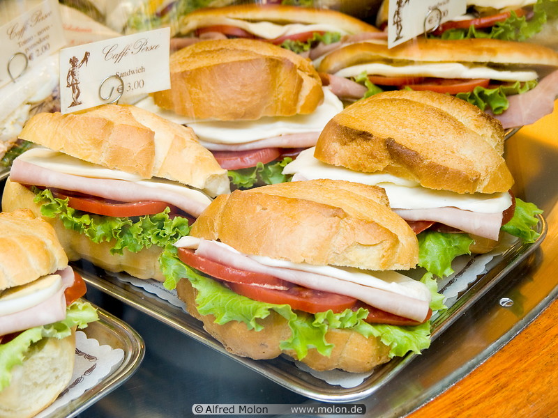04 Italian ham and cheese sandwiches