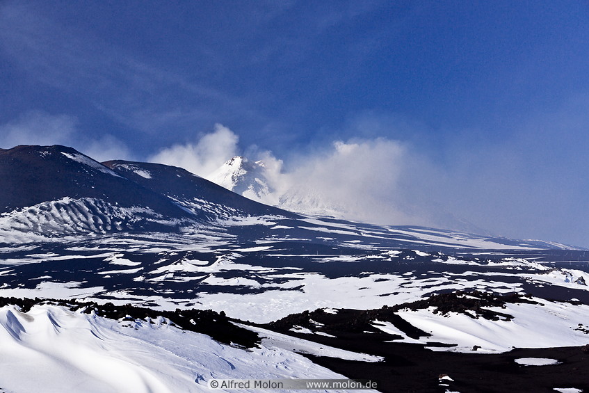 19 Snow covered Mt Etna