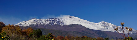 01 View of snow covered Mt Etna