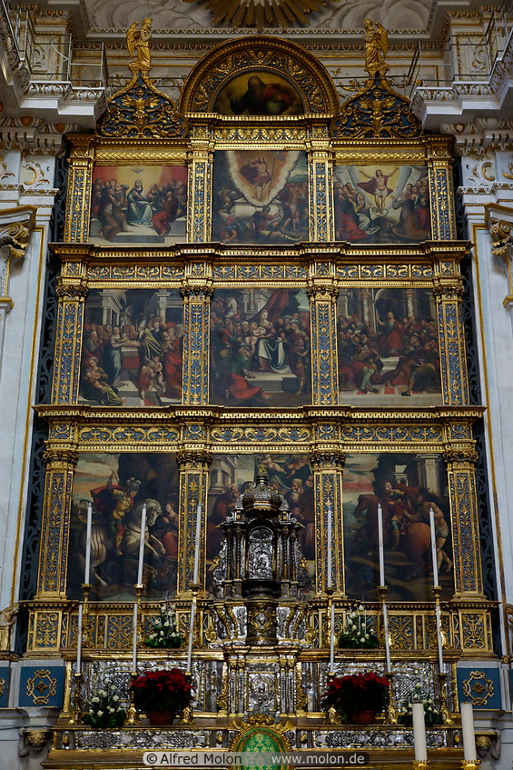 13 Altar frescoes in Modica cathedral