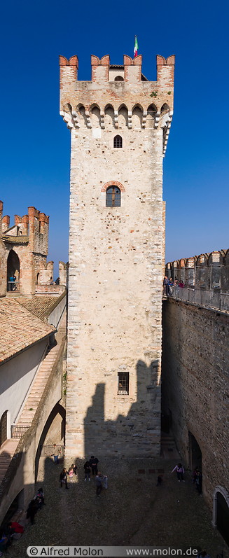 12 Tower in Sirmione castle
