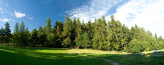 02 Panorama view with meadow and forest