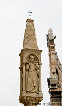 14 Medieval statue on pillar