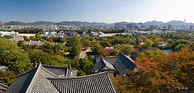 25 Panoramic view of castle and Himeji city