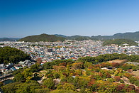 34 Panoramic view of castle and Himeji city