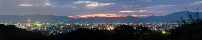 05 Kyoto skyline at dusk