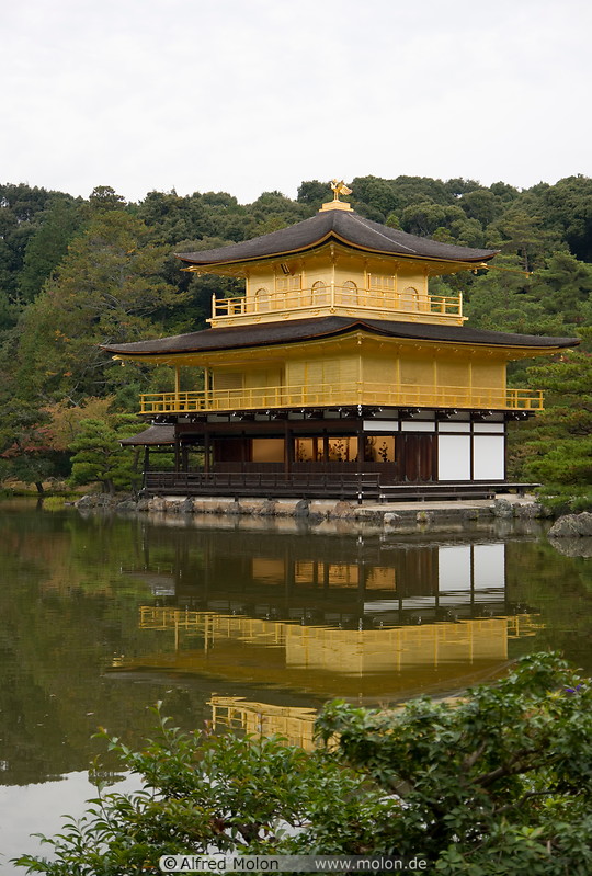 05 Golden Kinkaku-ji pavilion with reflection in Kyoko-chi pond