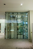 20 Steel glass elevator in Marunouchi building