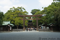 06 Wooden Torii gate and court