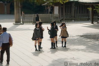 20 Japanese schoolgirls in uniform