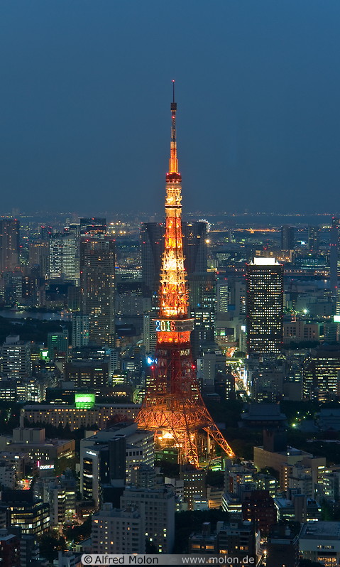 06 Tokyo tower at night