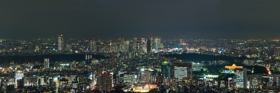13 Central Tokyo skyline at night