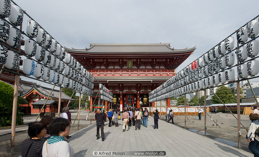 04 Hozomon main gate and lanterns