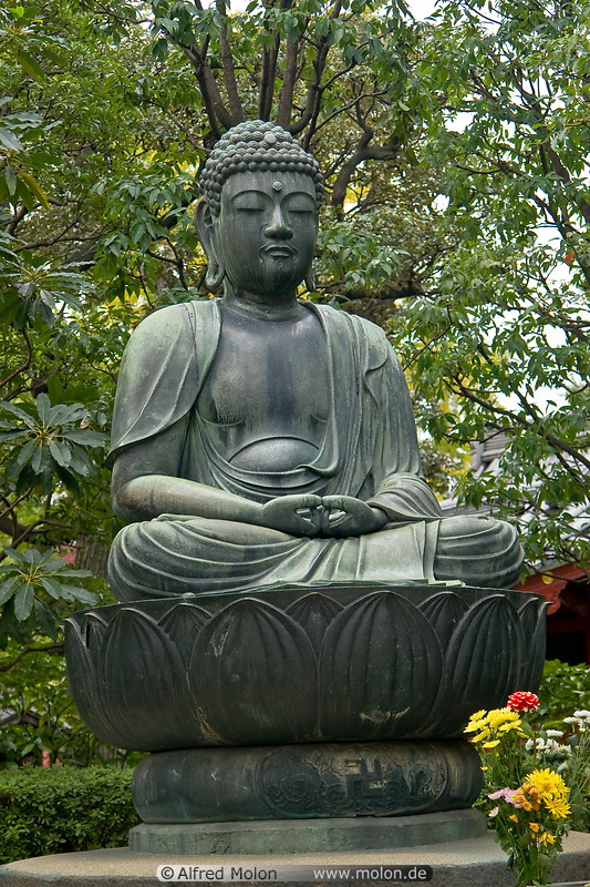 19 Bronze Buddha statue