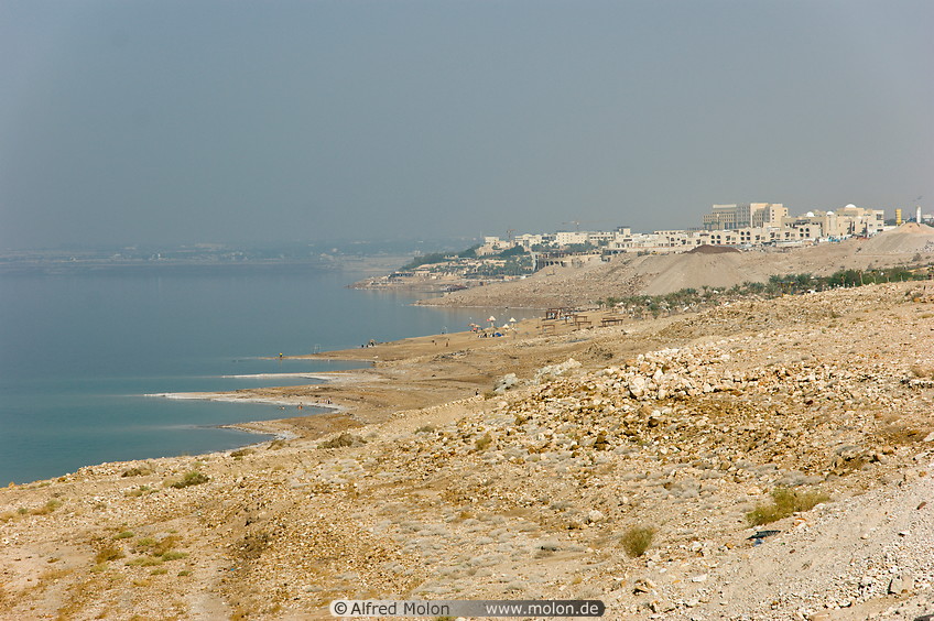 06 Dead Sea coast and hotel area