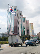 04 Buildings and Korean flag