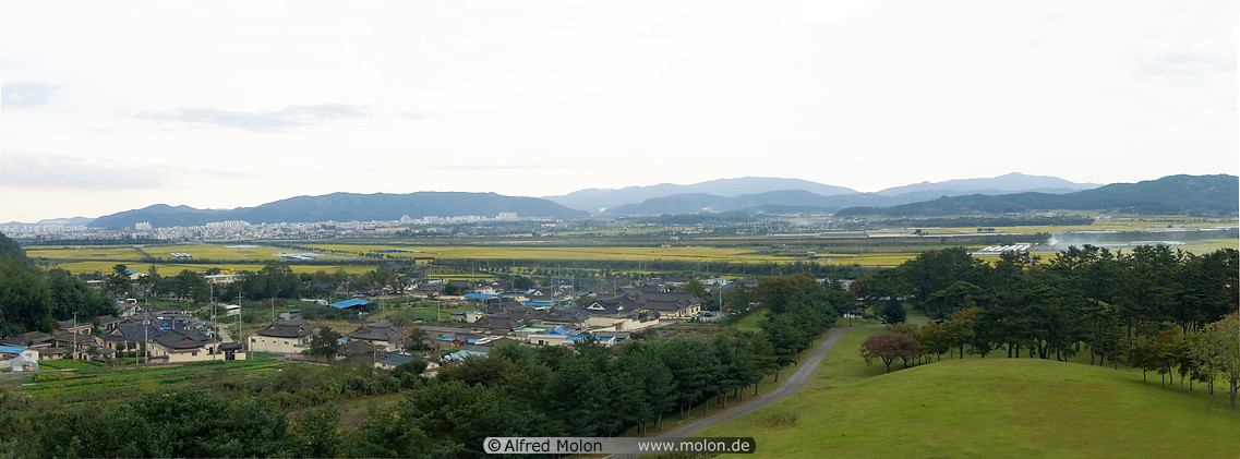 13 Panorama view of Gyeongju valley