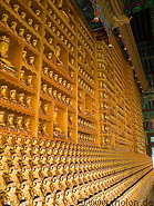 18 Temple wall with Buddha statues