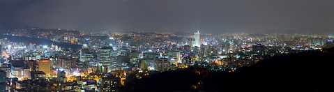 08 Panorama view by night