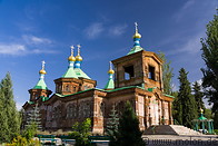 16 Russian Orthodox Holy Trinity cathedral in Karakol