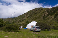 19 Car parked near yurt