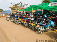 16 Motorcycles parking