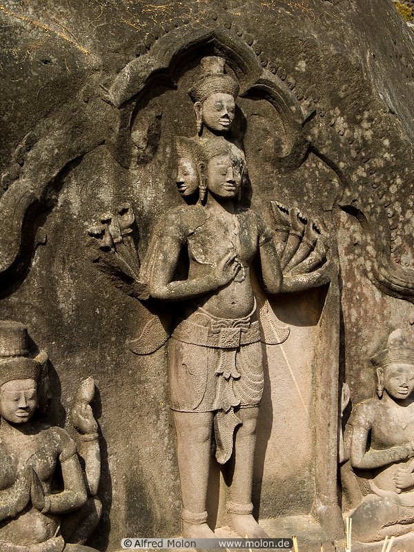 30 Khmer style Trimurti