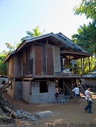 05 Brick house under construction in 2005