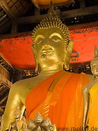05 Buddha image in gilded stucco