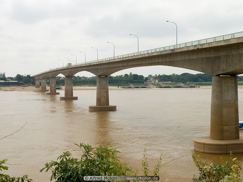 11 Friendship bridge over Mekong river