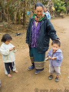 01 Old woman and children