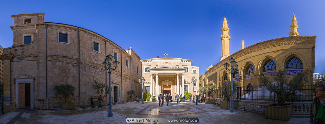 11 St George Maronite cathedral and Al Amin mosque