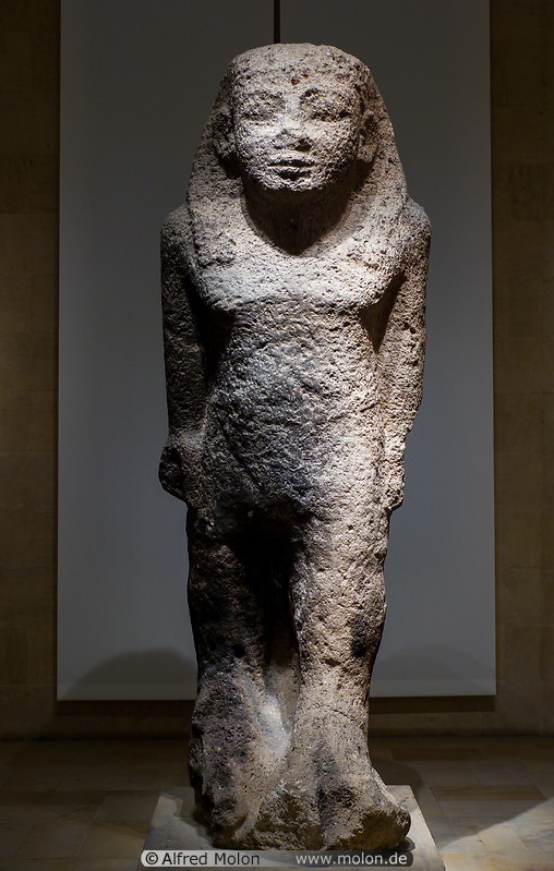19 Limestone statue of Colossus