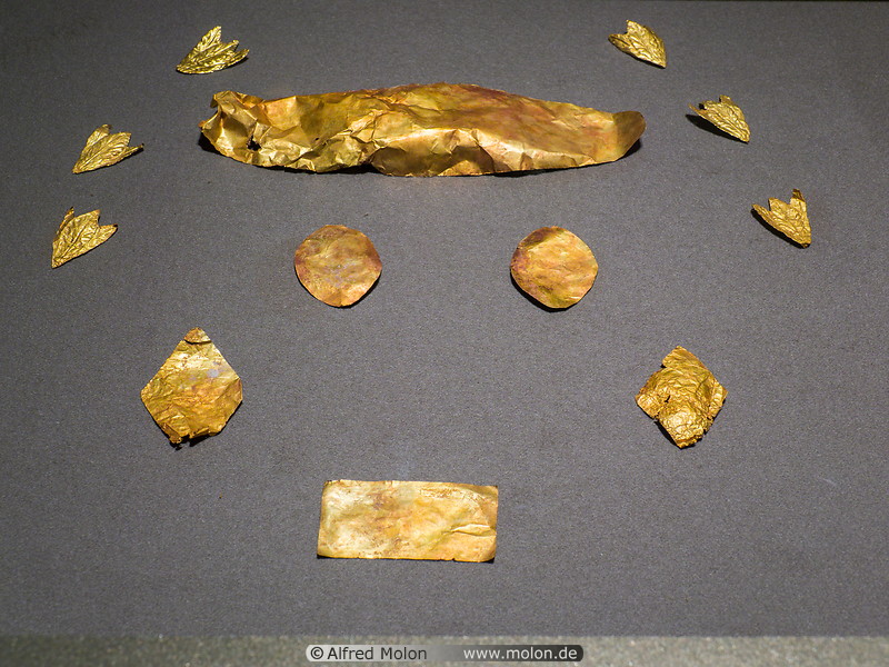 43 Gold funerary ornament