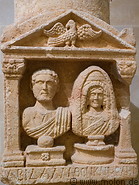 10 Detail of funerary stele