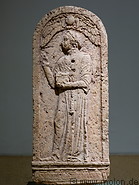 18 Limestone funerary stele