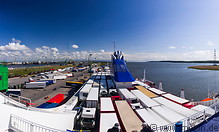 16 Ferry in Klaipeda harbour