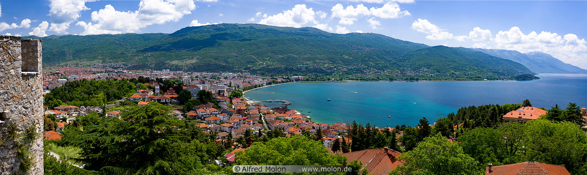 62 View of Ohrid from fortress