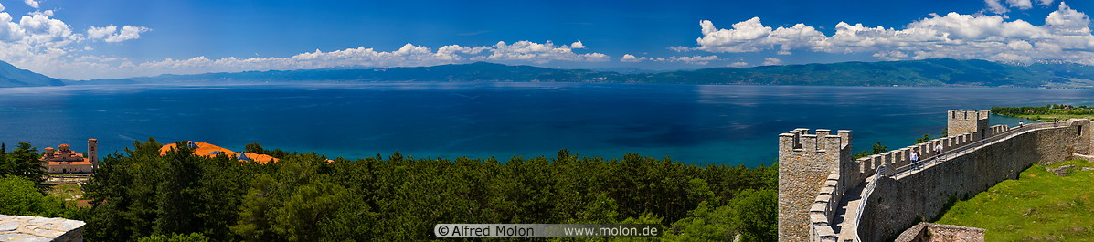 68 Ohrid lake and fortress