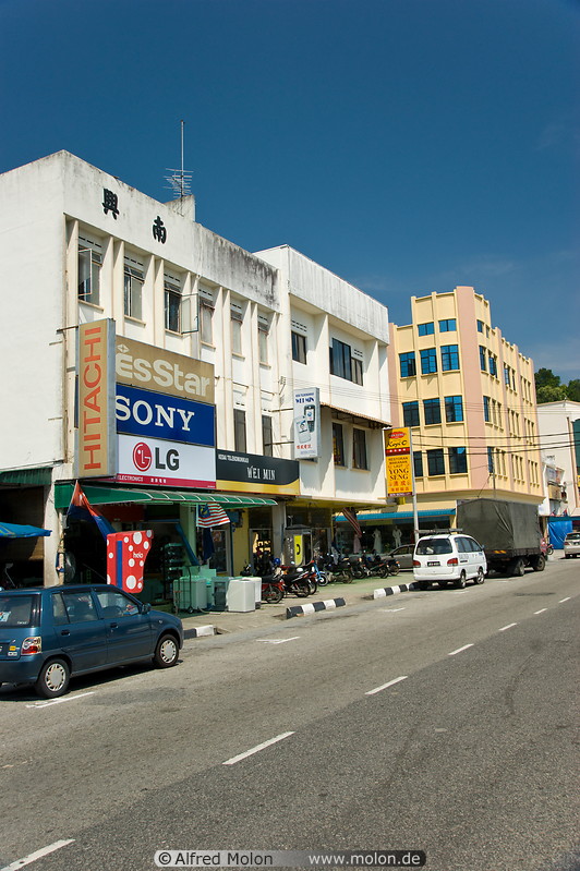 12 Street with shops