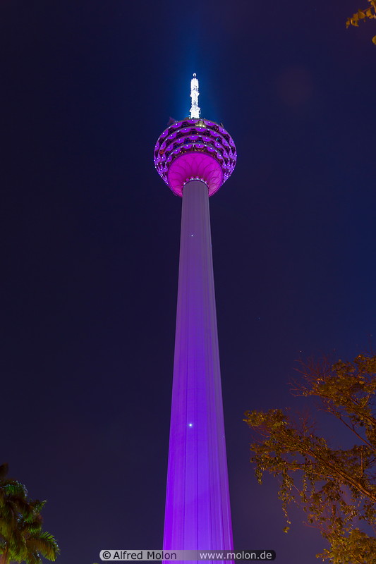 22 KL tower at night