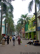 12 Street with palm trees next to Pasar Seni