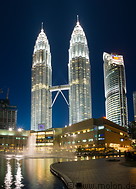 15 Petronas towers at night