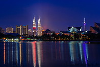 11 Kuala Lumpur skyline at night